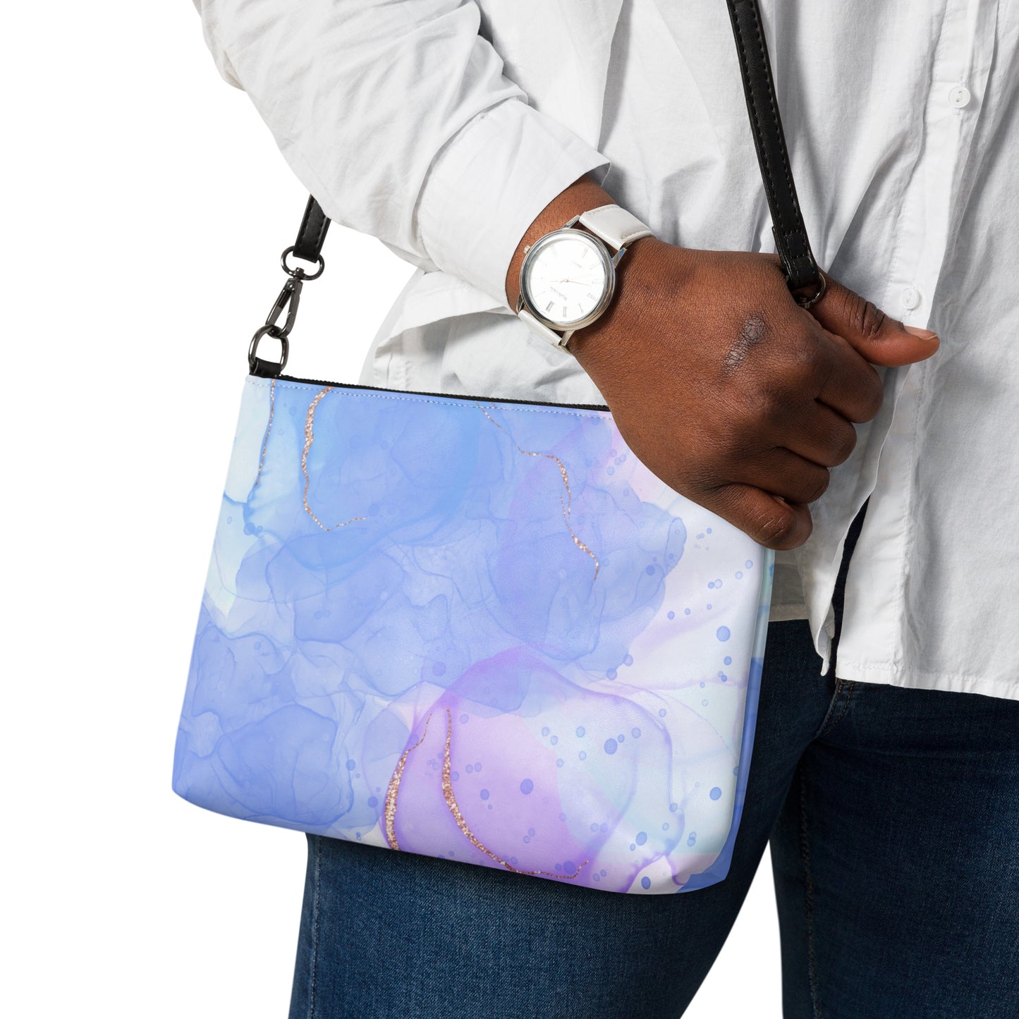 Evening Hues Crossbody Tote Bag