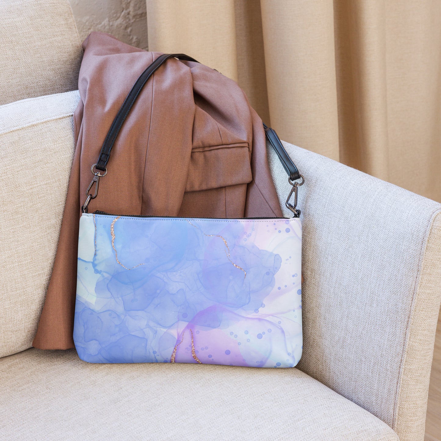 Evening Hues Crossbody Tote Bag