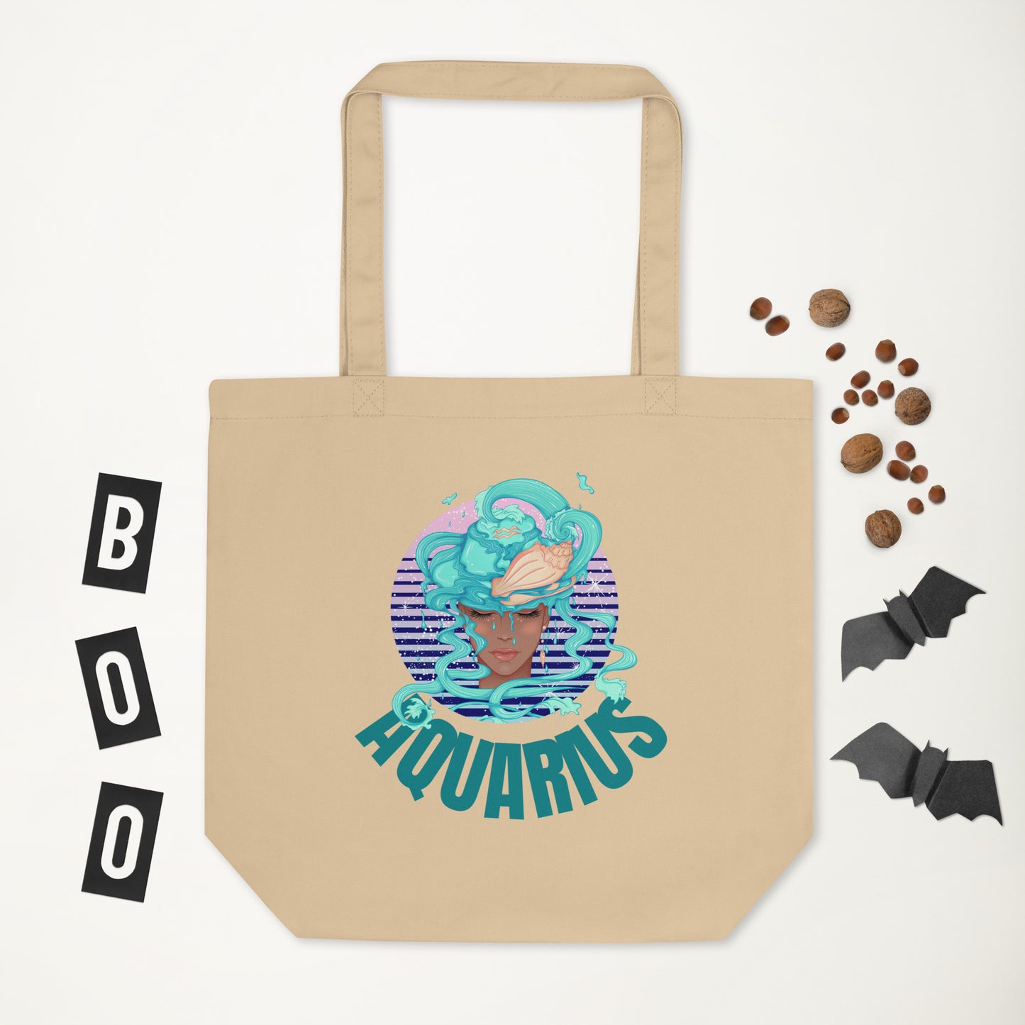 Aquarius Star Sign Eco Tote Bag