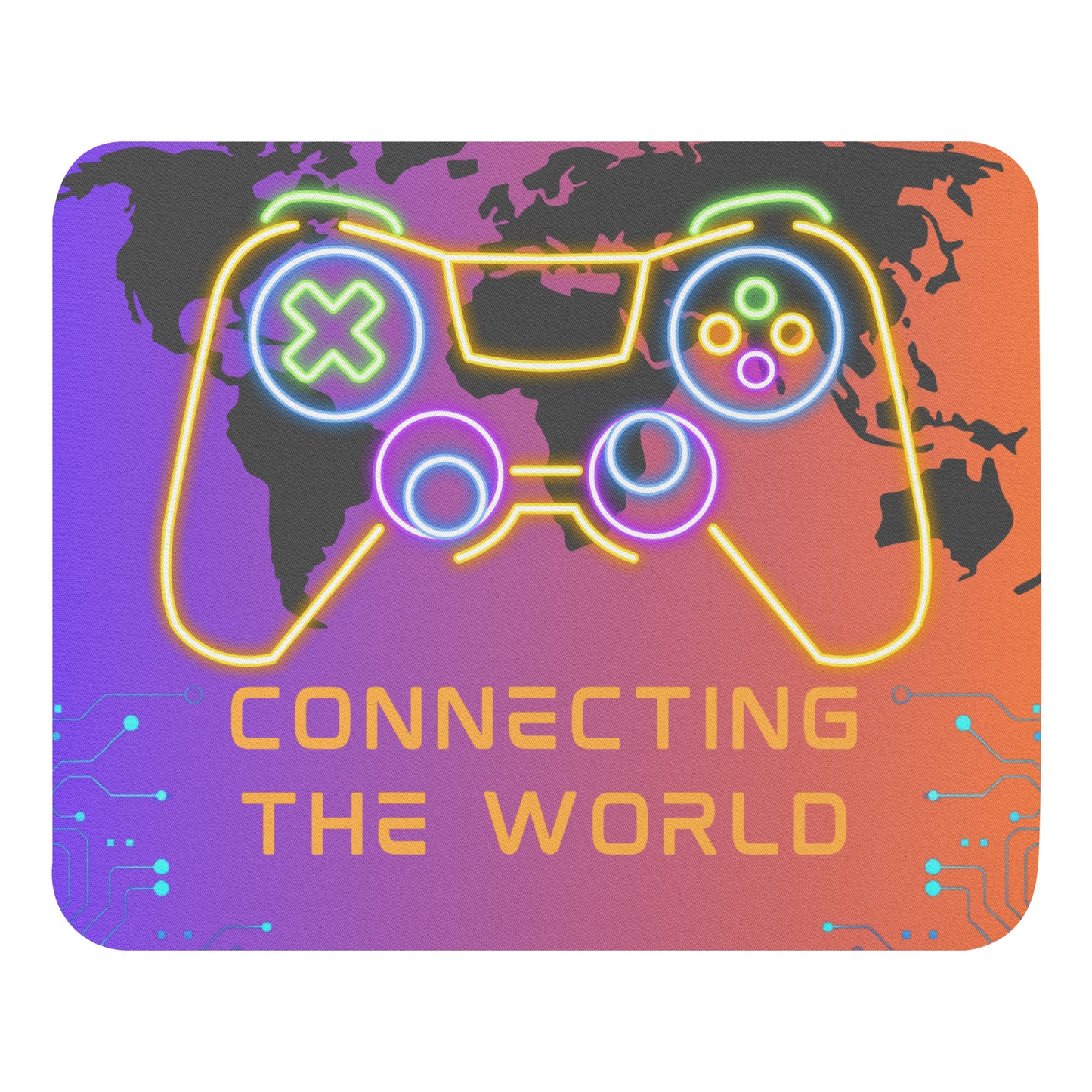 Connecting The World Mouse Pad