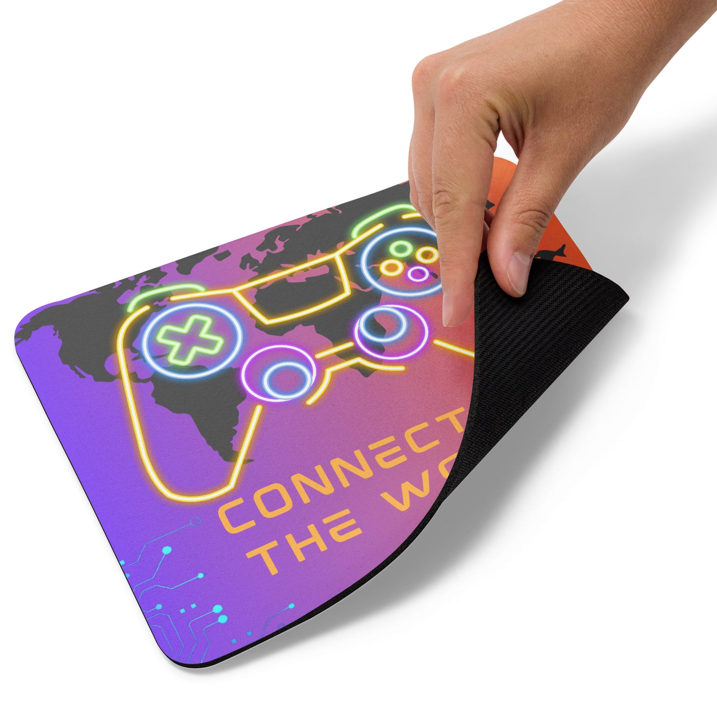 Connecting The World Mouse Pad