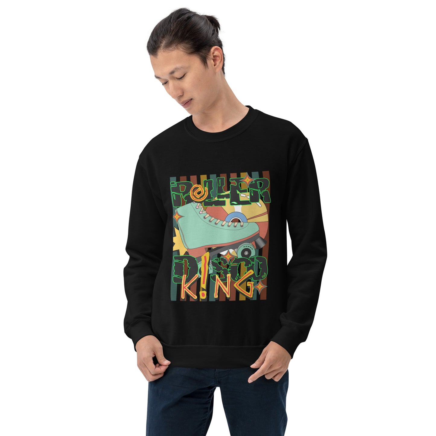 Roller Disco King Unisex Sweatshirt
