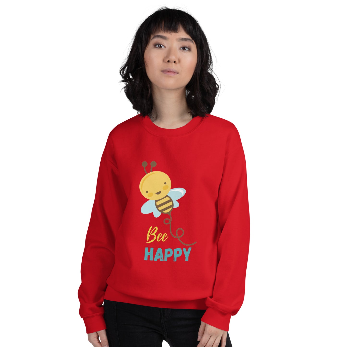 Bee Happy Unisex Sweatshirt