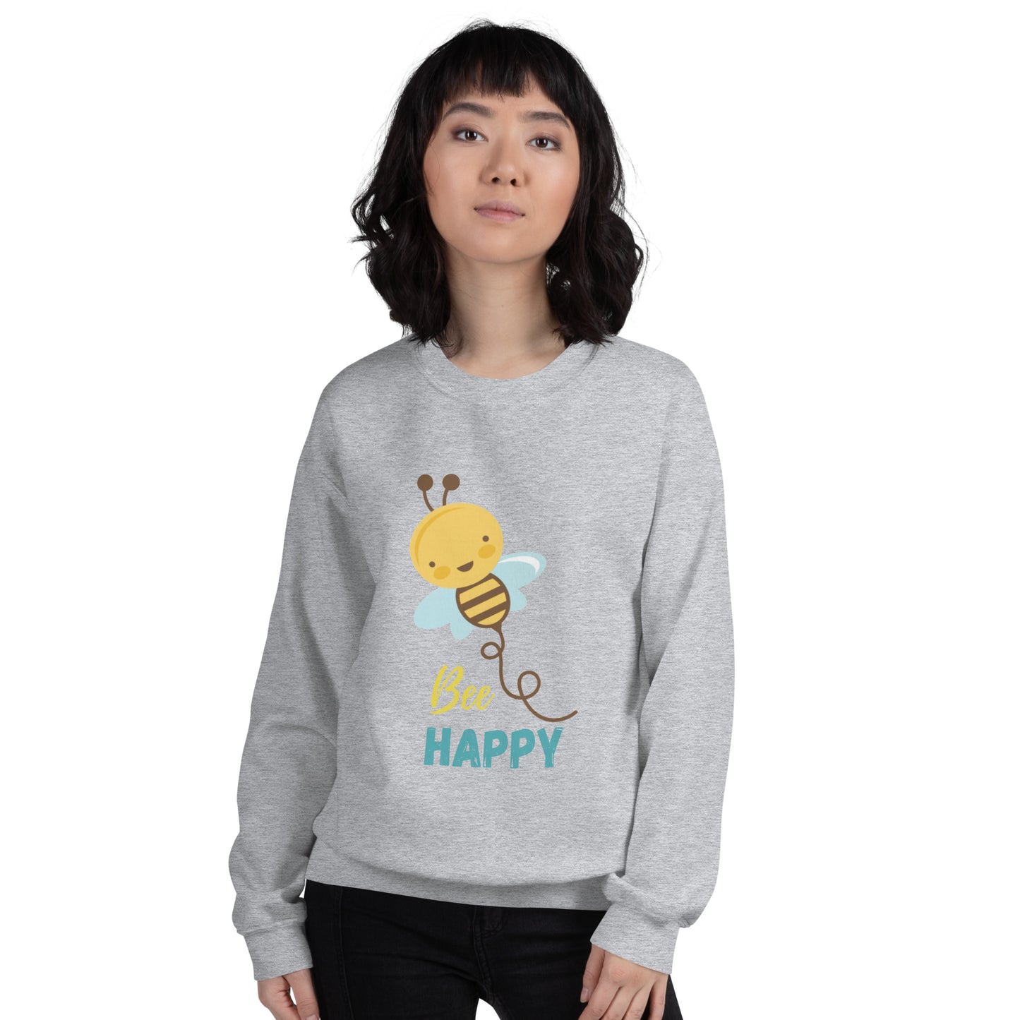 Bee Happy Unisex Sweatshirt
