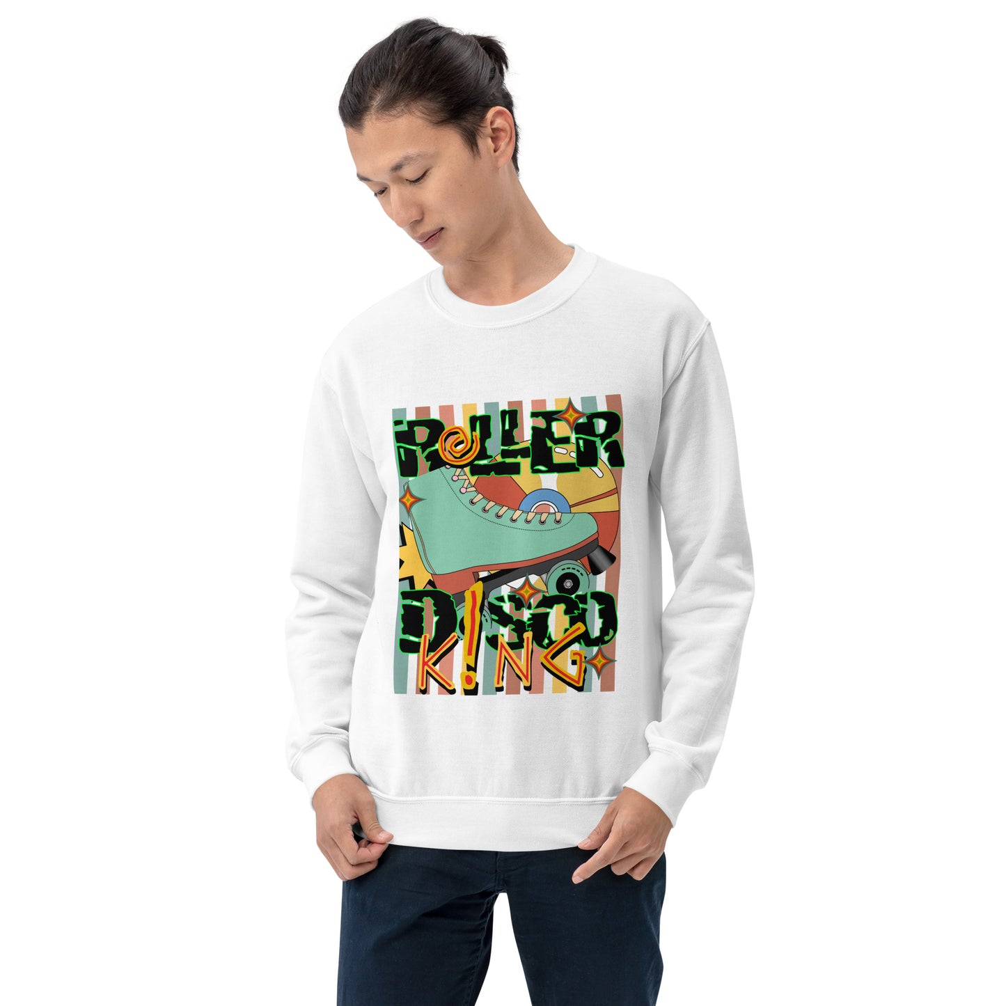 Roller Disco King Unisex Sweatshirt