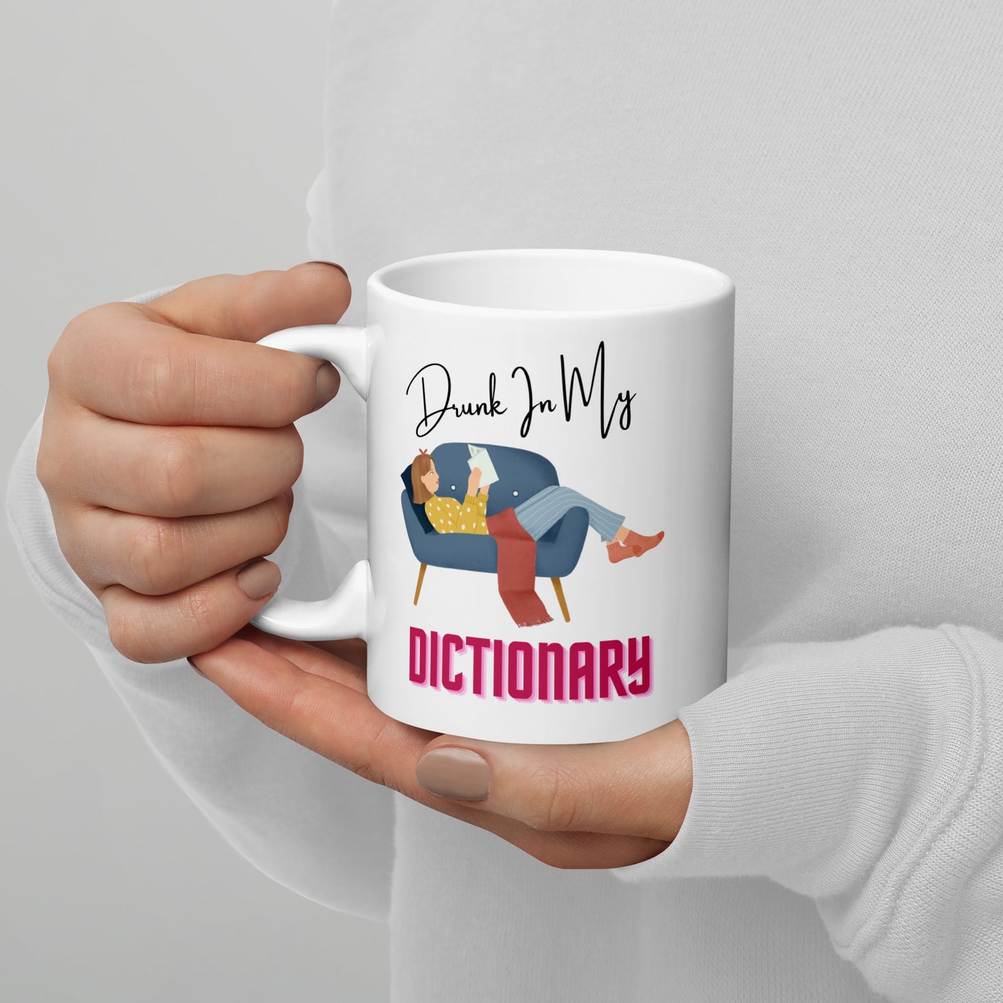 Drunk In Dictionary Glossy Mug