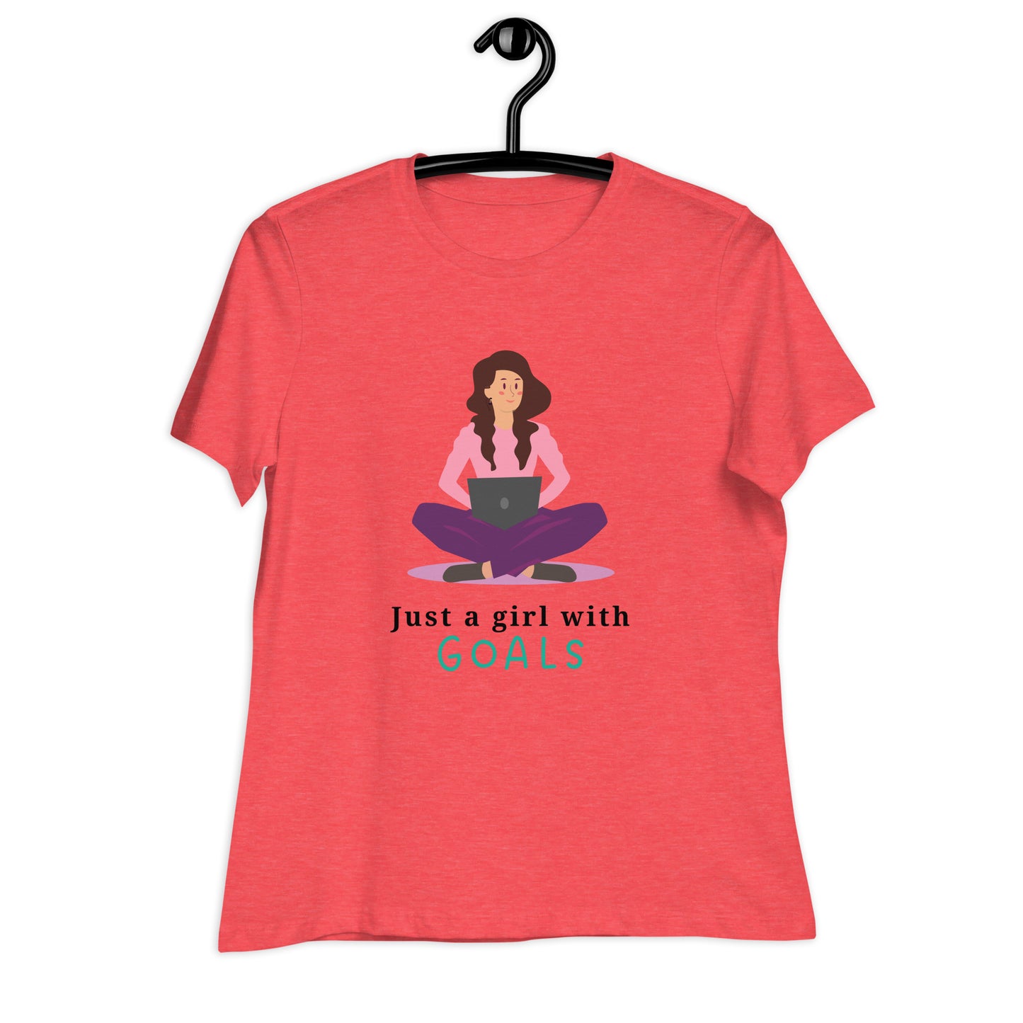 Girl With Goals Women's Relaxed T-Shirt