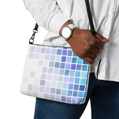 Pixel Show Crossbody Tote Bag