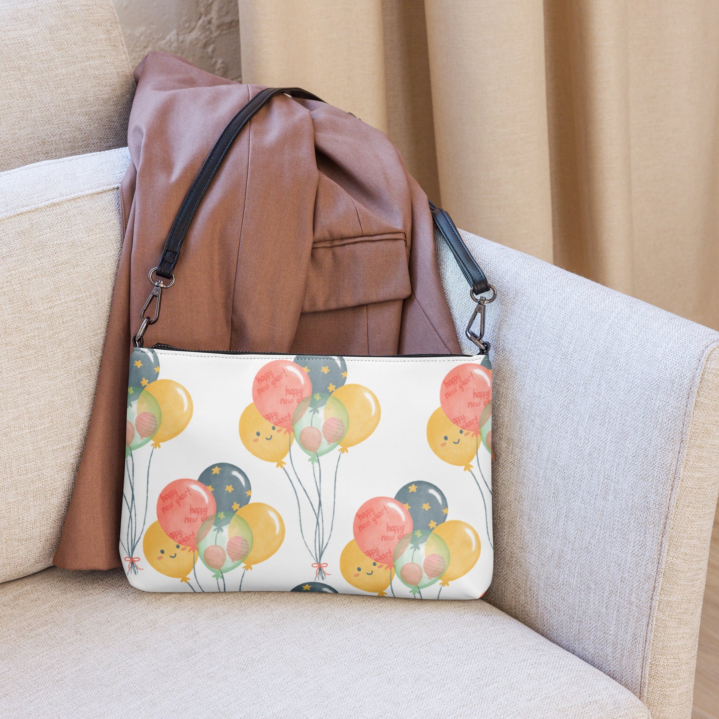 Balloon Bunch Crossbody Tote Bag