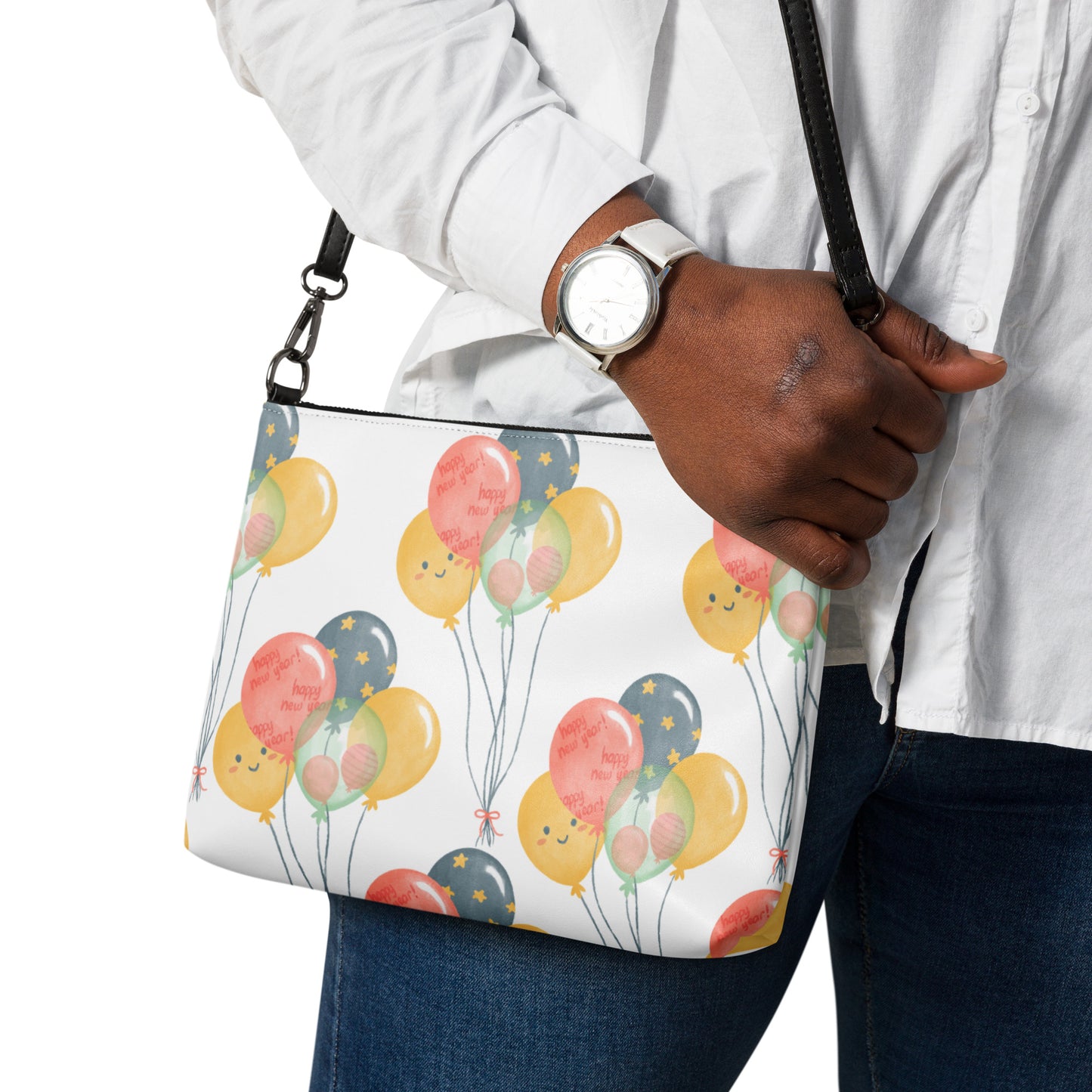 Balloon Bunch Crossbody Tote Bag