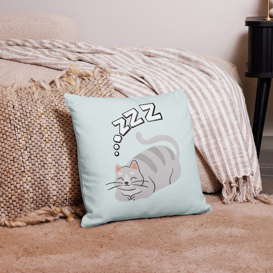 Sleeping Cat Premium Pillow Case