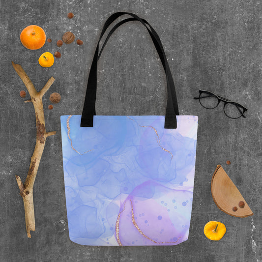 Evening Hues Printed Tote Bag