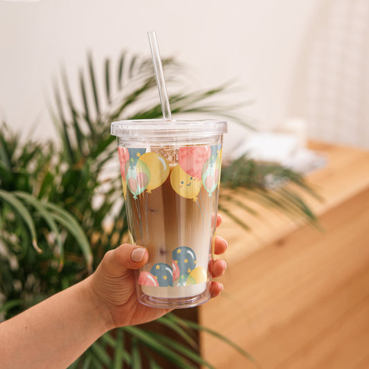 Balloon Bunch Plastic Tumbler