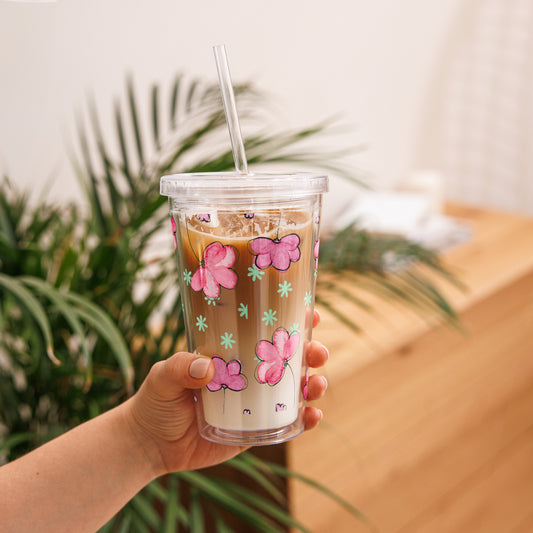 Gardenia Plastic Tumbler