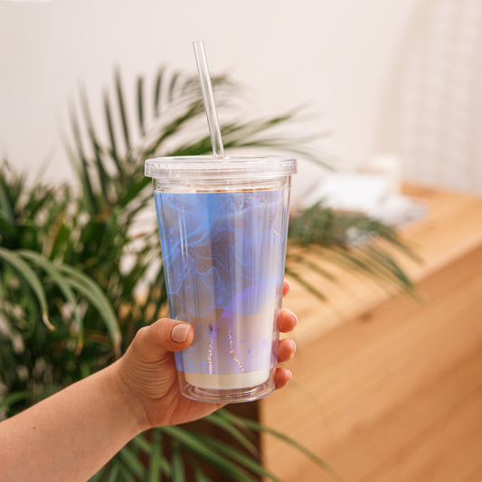 Evening Hues Plastic Tumbler