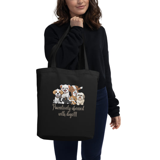 Pawsitively Dog Lover Eco Tote Bag