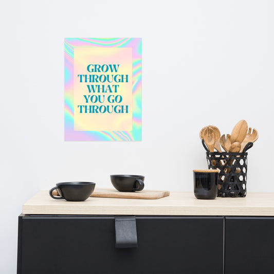 Growth Motivation Wall Poster