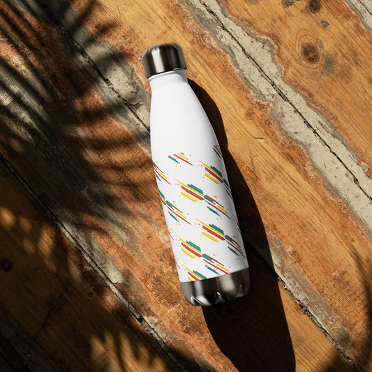 Slanting Shades Stainless Steel Water Bottle