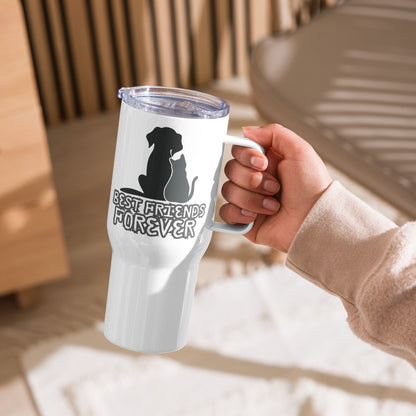 Best Friends Forever Travel Mug with a Handle