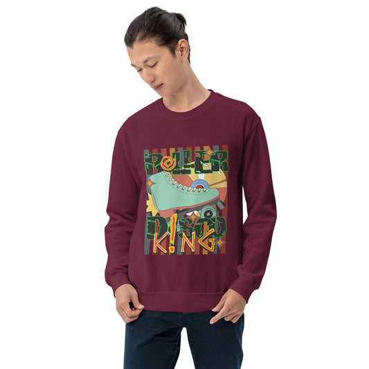 Roller Disco King Unisex Sweatshirt