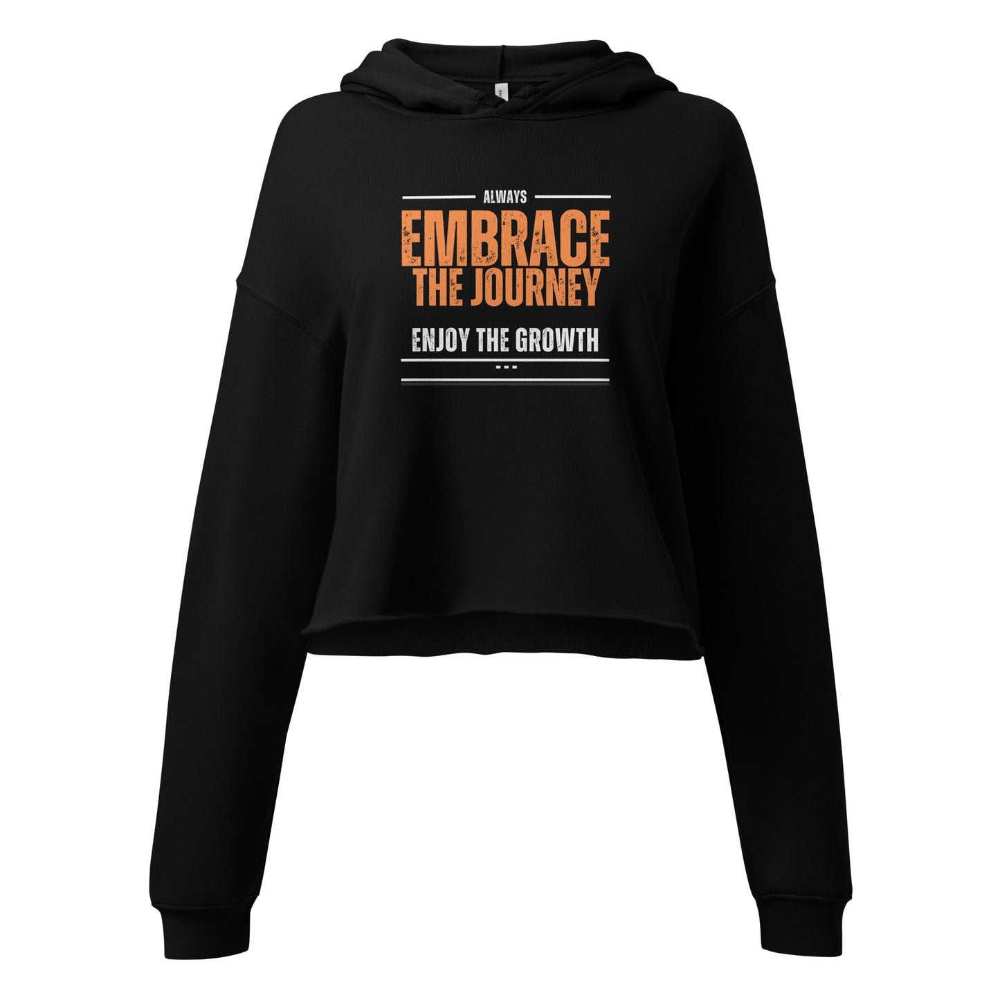 Embrace The Journey Crop Hoodie