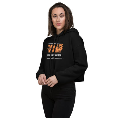 Embrace The Journey Crop Hoodie