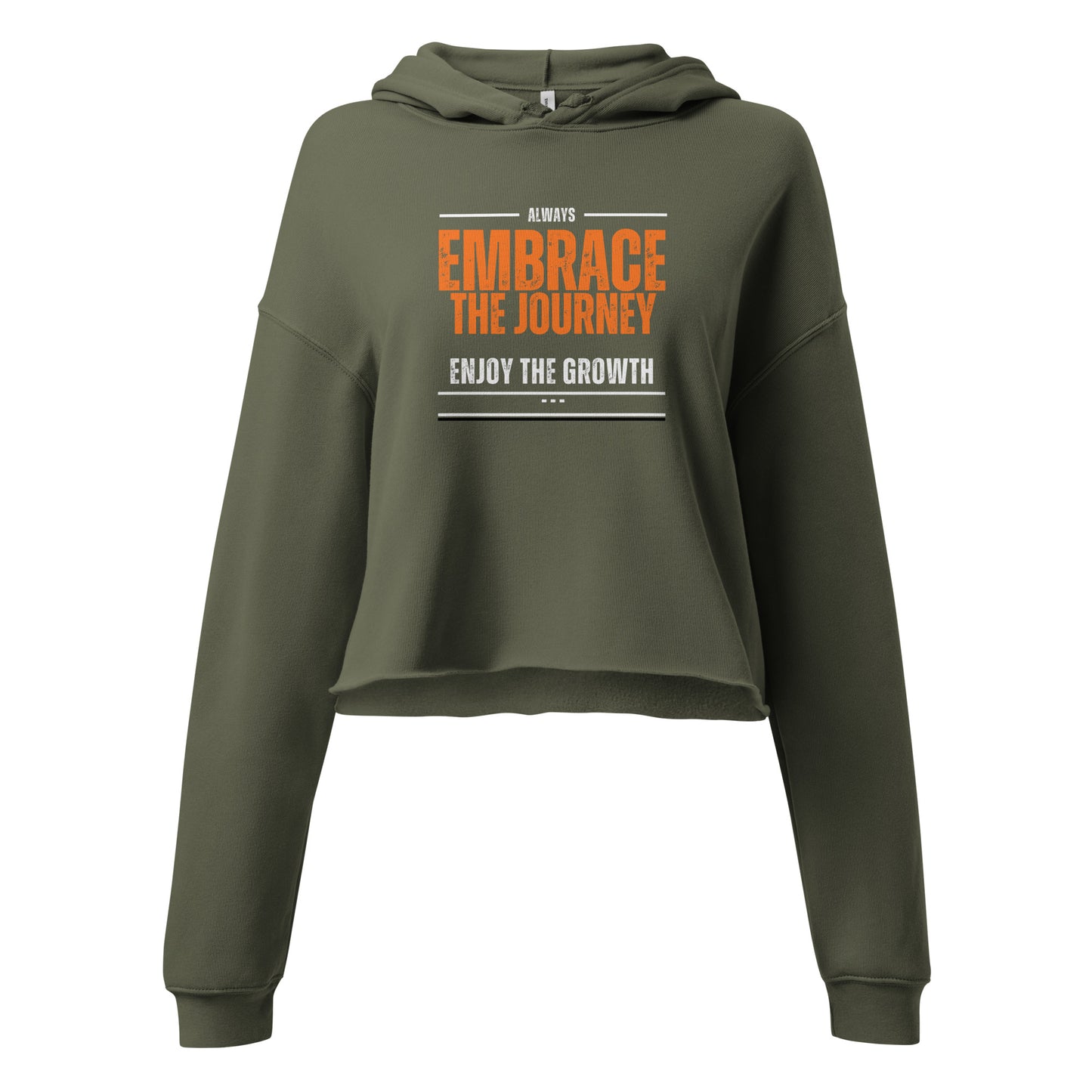 Embrace The Journey Crop Hoodie