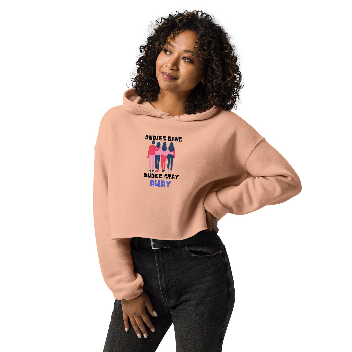 Dudies Gang Crop Hoodie