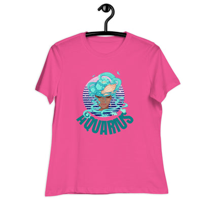 Aquarius Star Sign Women's Relaxed T-Shirt