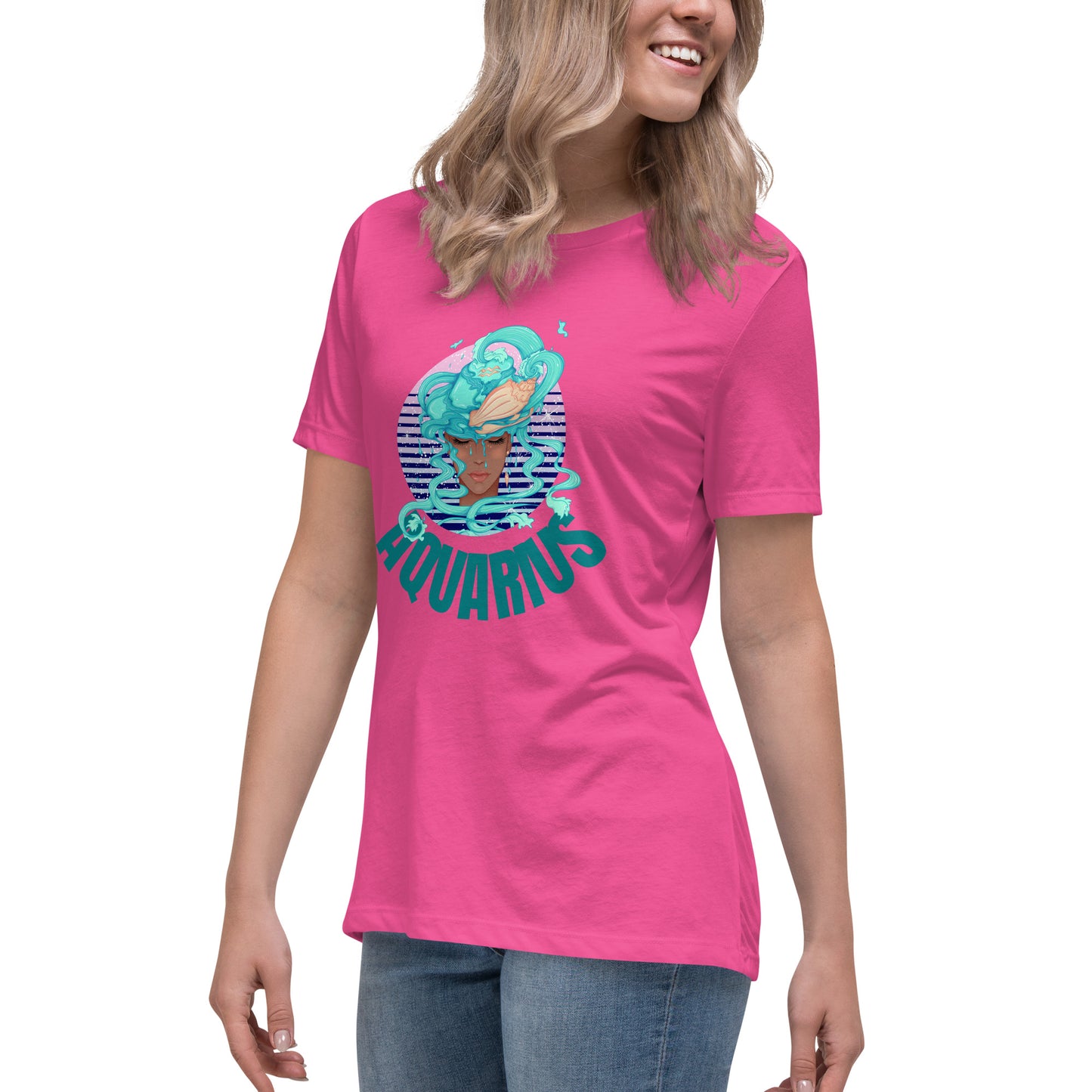 Aquarius Star Sign Women's Relaxed T-Shirt