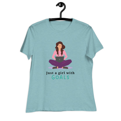 Girl With Goals Women's Relaxed T-Shirt