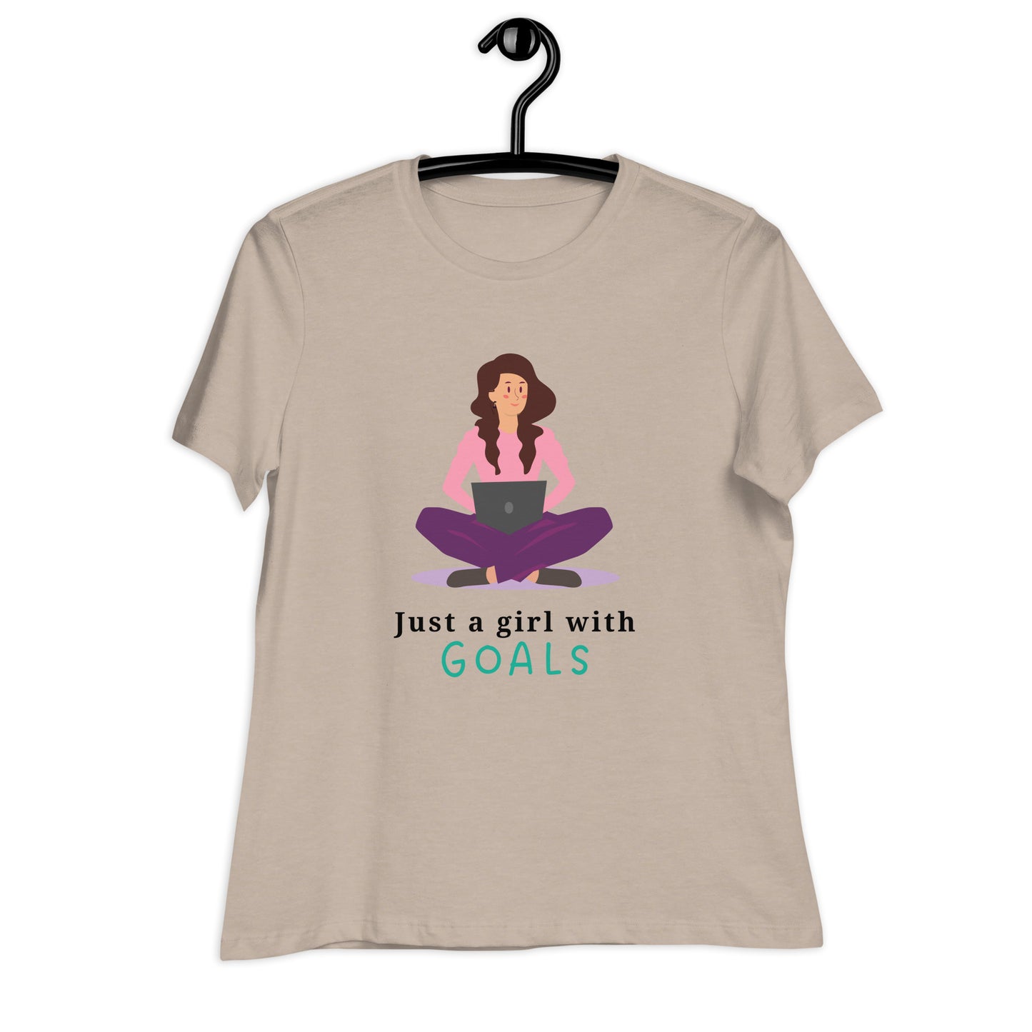 Girl With Goals Women's Relaxed T-Shirt