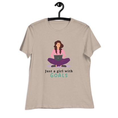 Girl With Goals Women's Relaxed T-Shirt